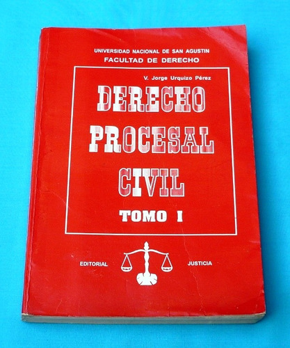 Derecho Procesal Civil 1 Jorge Urquizo Pérez Arequipa 1995