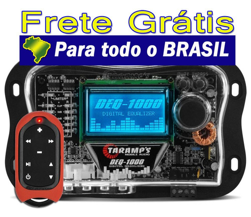 Equalizador Digital Taramps Deq-1000 Gráfico Lcd + Controle