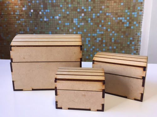 Imagen 2 de 5 de 40 Cajon Cofre Souvenir Mini Fibrofacil