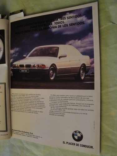Publicidad Bmw 740 I Año 1994