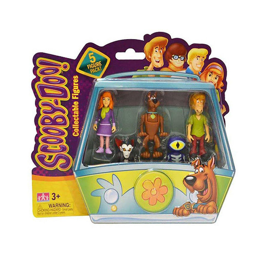 Misterio Scoobydoo Minis 5 Figura Pack - Scooby Shaggy Drácu