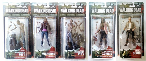 Michonne, Merle Dixon, Zombies Walking Dead Serie 3 Completa