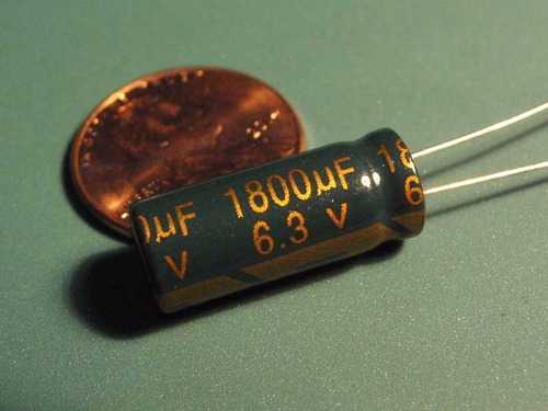 Capacitor Electrolítico De 1800uf Y 6.3v Repuesto