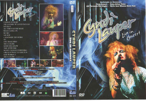 Dvd - Cyndi Lauper - Live In Concert