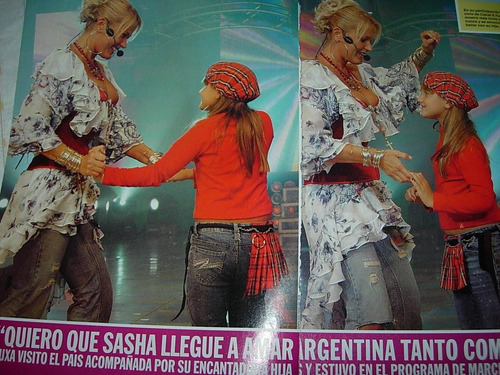 Xuxa Meneghel Programa Tinelli 6 Pg Clipping Revista Caras