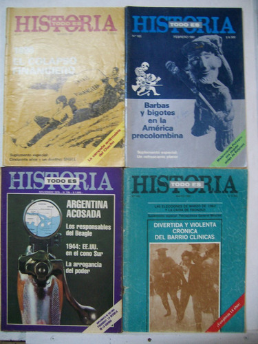 Revista Todo Es Historia Lote X 15 Ejemplares (ver Detalle)