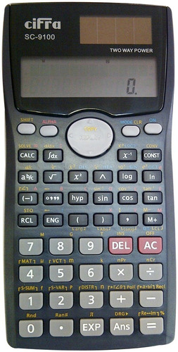 Calculadora Científica Cifra Sc9100 403 Funciones 12 Cuotas!