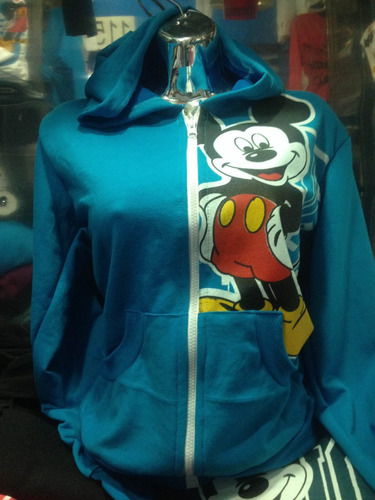 Chaqueta Para Dama (sweter Con Cierre) Mickey Mouse