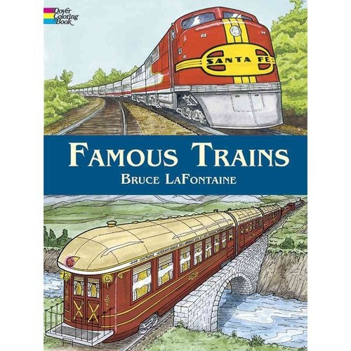 Trenes Famosos: Libro Para Colorear