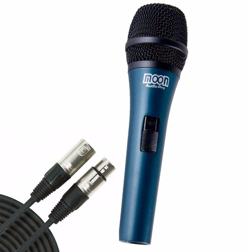 Microfono Dinamico Moon M840 Con Cable Canon