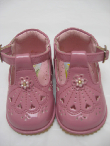Zapato Para Nenas Color Rosa Bebes Talla 0-3meses