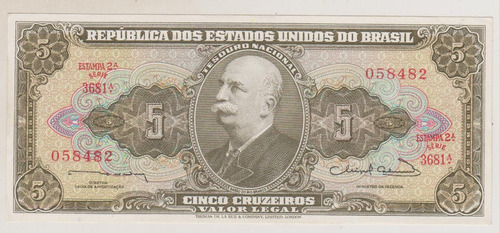 B56 - 5 Cinco Cruzeiros Fe C-072 R$ 12,00