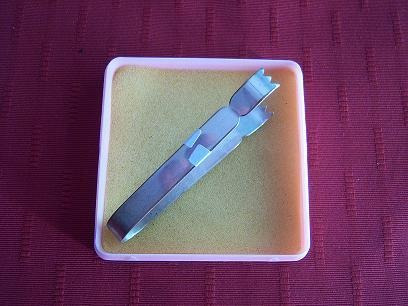 Pinza Para Azúcar En Metal Plateada