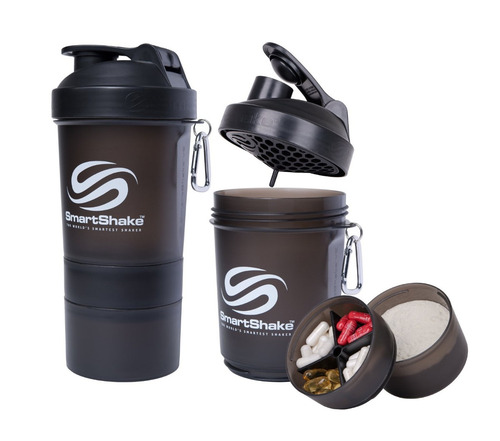Shaker Smartshake Original Series Color Negro Humo Gunsmoke
