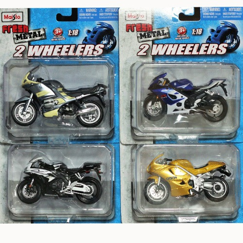 4 Motos Coleccion Maisto Vehículo Deportivas Usar