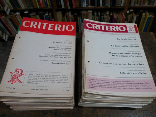 Revista Criterio - Lote De 97 Revistas