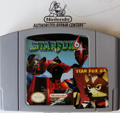 Star Fox 64 Nintendo 64 N64 Estado De Novo !!!