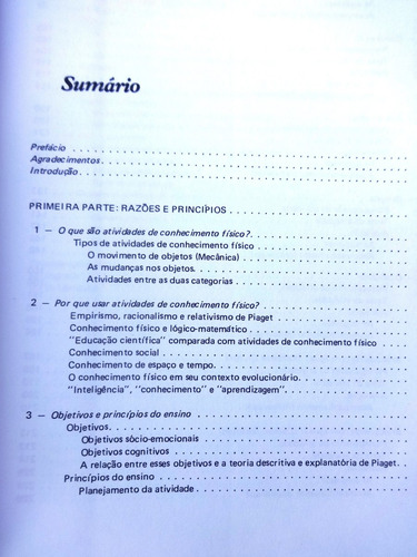 O Conhecimento Físico Na Educação Pré-escolar Teoria Piaget