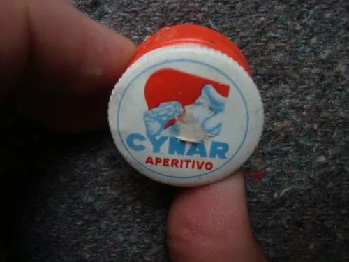 Antigua Tapita De Botella Cynar Aperitivo No Cerveza Gaseosa