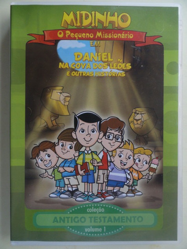 Dvd  Midinho O Pequeno Missionário Daniel Na Cova Dos Leões