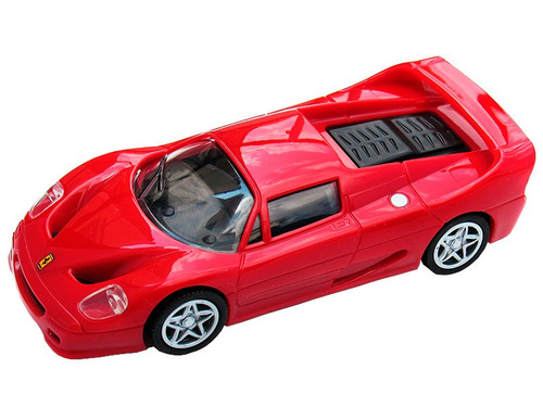 Carrinho Miniatura Ferrari F50 Shell 1/38 Hot Wheels 2 Un.