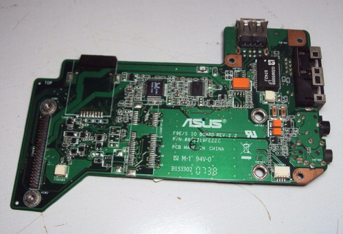 Placa De Som, Usb Notebook Asus Modelo: F9e/s Funcionando