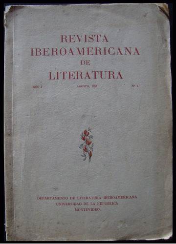 Revista Iberoamericana De Literatura Año 1 Nº 1 1959 48n 622