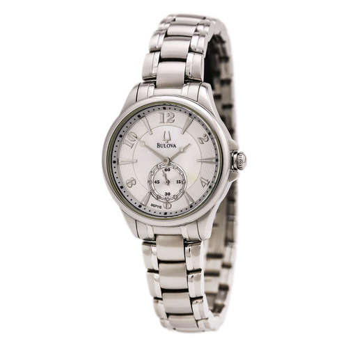 Reloj Bulova Para Mujer 96p116 Mop Cuarzo Brazalete De Acero