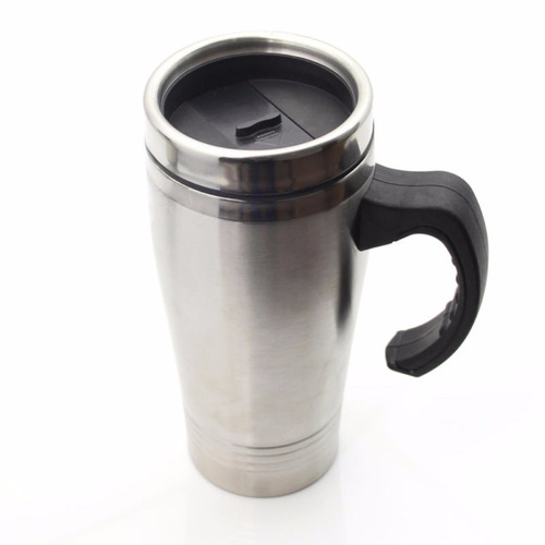 Caneca Térmica Inox 450ml Com Tampa Carro Escritório Casa