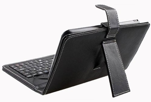 Funda Estuche Eco Cuero Teclado Tablet 8 Pulgadas