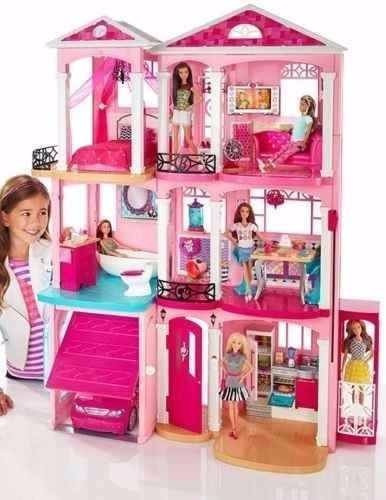 Casa Da Barbie Drean House 3 Andares Completa + 3 Bonecas