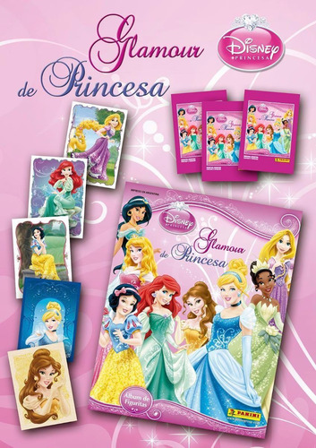 Figuritas De Album Glamour De Princesa De Disney Para Canje
