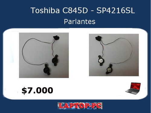 Parlantes Toshiba C845d Sp4216sl