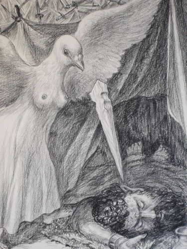 Dibujo En Grafito Y Carbonilla De Natan Berler (Usado)
