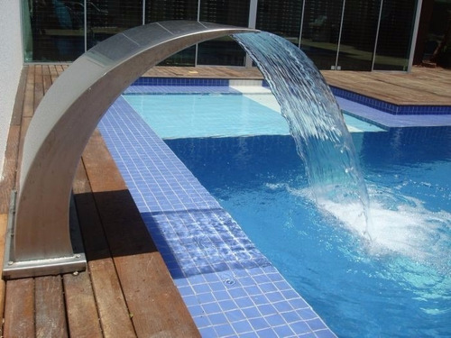 Cascata Para Piscina De Embutir Inox 100cm