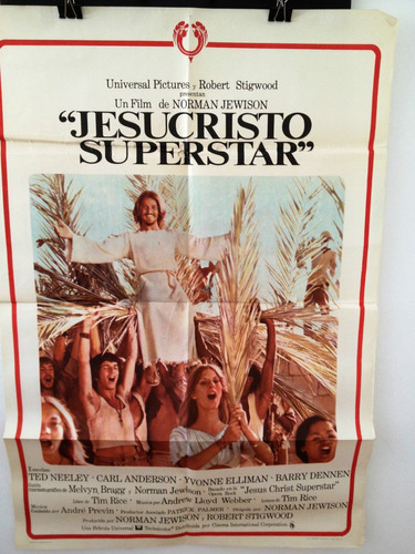 Antiguo Afiche Musical De Cine - Jesucristo Superstar