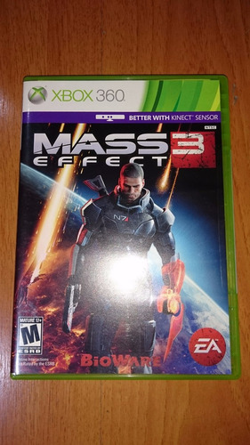 H4j45 Mass Effect 3 Xbox 360 Box Original Novo E Lacrado