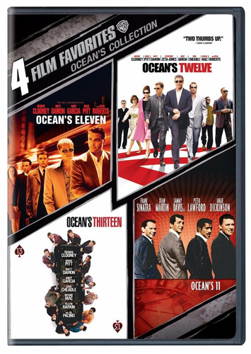 Dvd Oceans Collection / La Gran Estafa / Incluye 4 Films