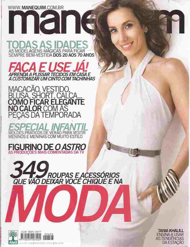 Manequim Nº 628 Outubro De 2011 Com Moldes