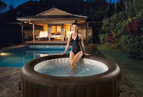 Jacuzzi Intex Spa Con 4 Jet Masajes 28421 Agua Caliente