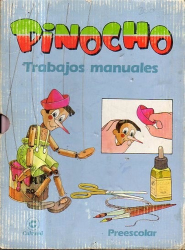 Pinocho-trabajos Mauales-4 Tomos-libreria Merlin