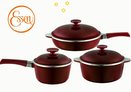 Set Matrimonio Essen Ollas,sarten 24 Cm  Recetas