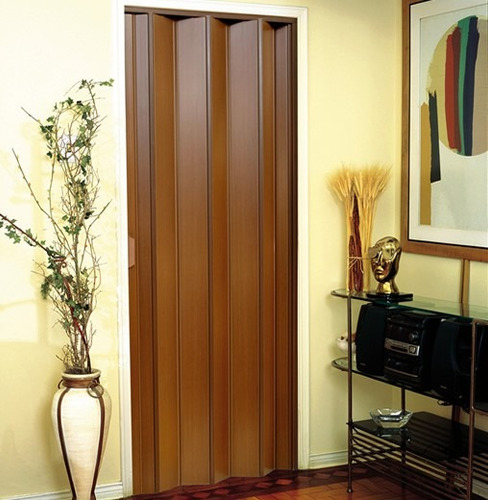 Imagen 4 de 4 de Puerta Pvc Interior - Plegable - Imitación Madera 100 X 220