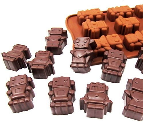 Molde De Silicona Bombones De Chocolate Robochoc