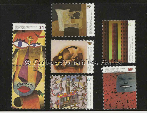 Pintura Argentina, Serie Mint P/mt 2545-50, Gj 3276-81