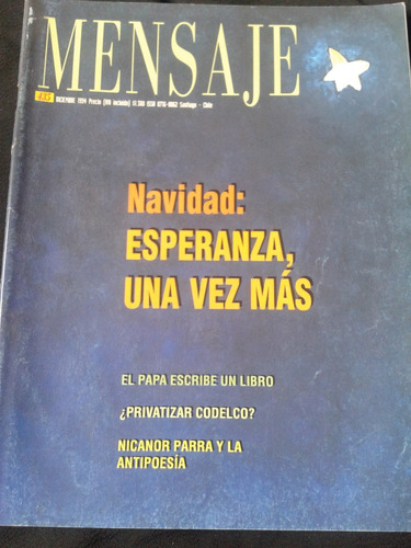 Mensaje N° 435 Diciembre 1994