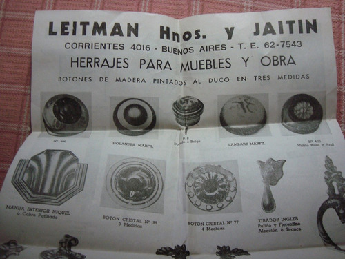Catálogo De Herrajes Cerraduras Bisagras Leitman Jaitin
