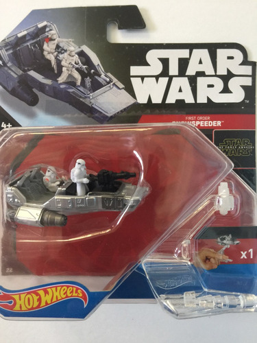 Star Wars Hot Wheels Snowspeeder First Order Nuevo Sellado