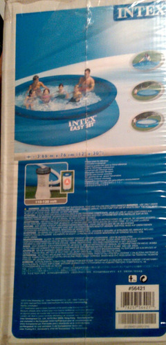 Piscina Intex Familiar 366 X 76 + Bomba Filtrante + Cartucho