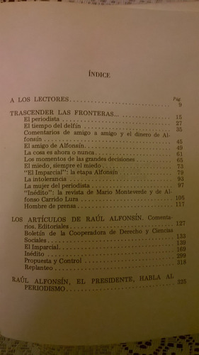 Hombre De Prensa (alfonsin), Por Fernando R. Pieske - Raro (Usado)